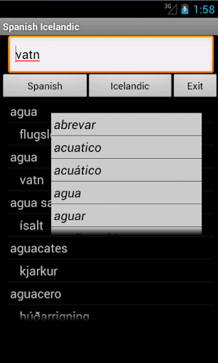 Spanish Icelandic Dictionary