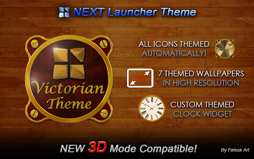 Next Launcher Theme Victorian - screenshot thumbnail