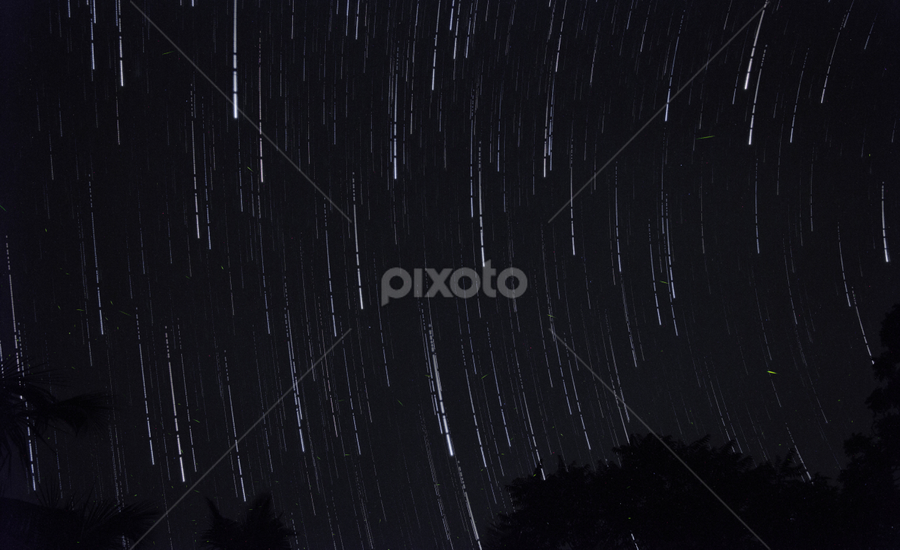 Star trail by Toufique E Joarder - Landscapes Starscapes