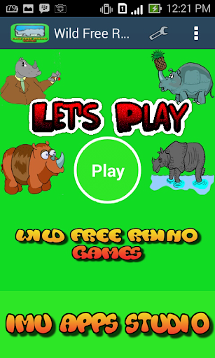 Wild Free Rhino Games Kids