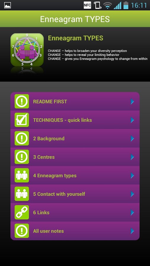Enneagram TYPES Screen 3