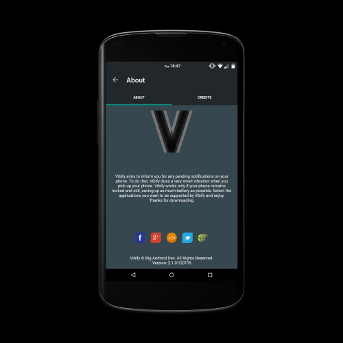 Vibify - Vibration Smart Alert