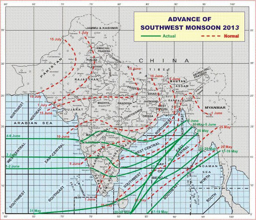 Monsoon 2013 Daily Update