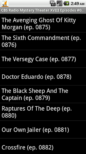 【免費媒體與影片App】CBS Radio Mystery Theater V.18-APP點子