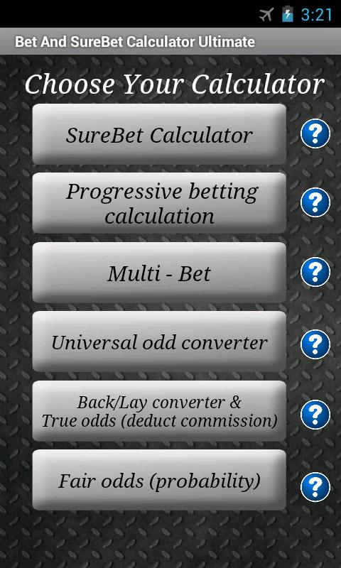Download Bet and Surebet Calculator APK + Mod APK + Obb data 1.31 by  HotApps - Free Sports Android Apps