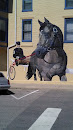 Horse and Buggy Mural