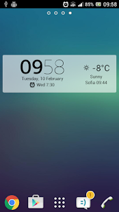Digital Clock Widget Xperia(圖5)-速報App