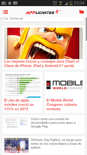 Applicantes: noticias de apps