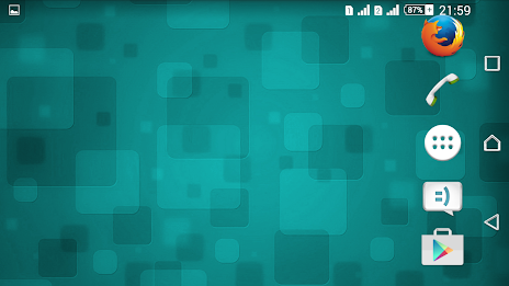 Texture Teal Xperien Theme poster 9