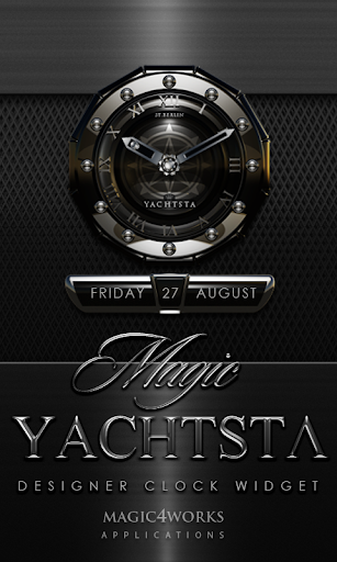 Yachtsta designer Clock Widget