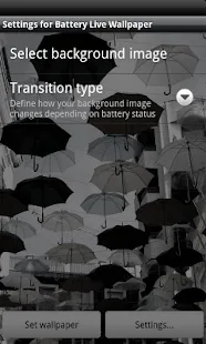 Battery Live Wallpaper Pro - screenshot thumbnail