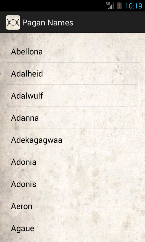 Wicca-Name Screen 3