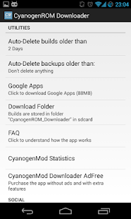 Cyanogen ROM Downloader - screenshot thumbnail