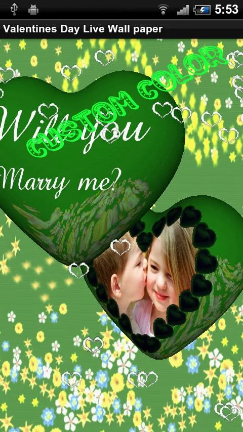    Valentines day live wallpaper- screenshot  