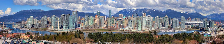 View of Vancouver, British Columbia from Fairview Slopes