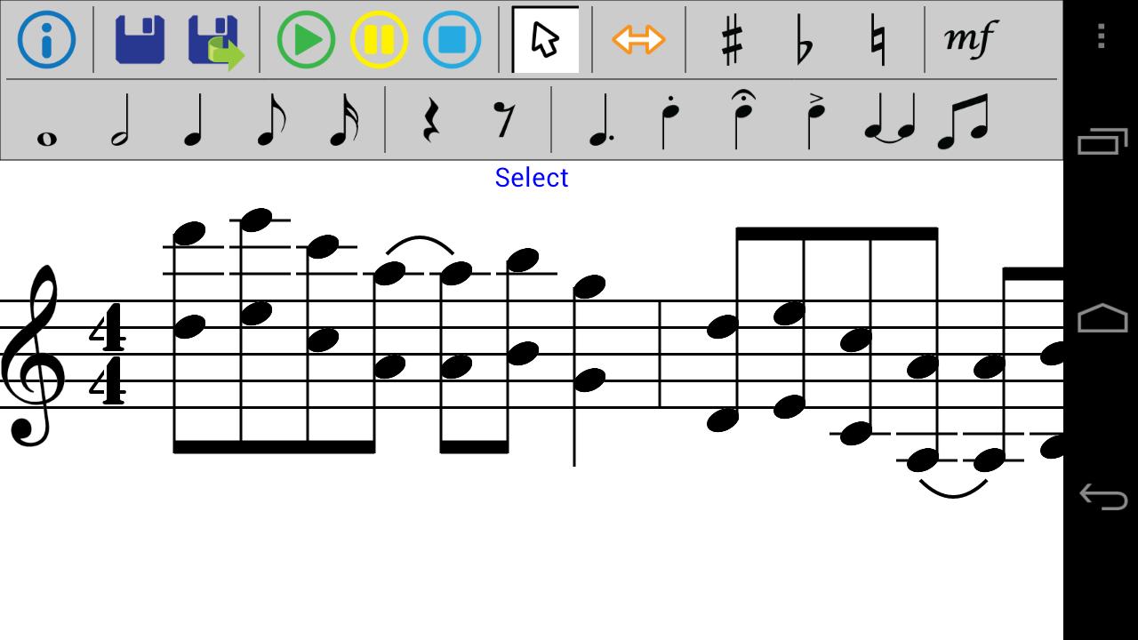 Android application Music Composition screenshort