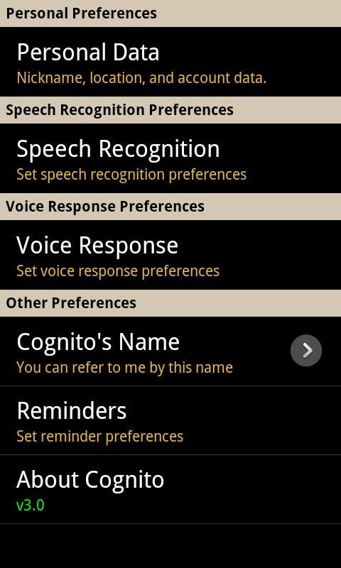Cognito (Ultimate) Screen 3
