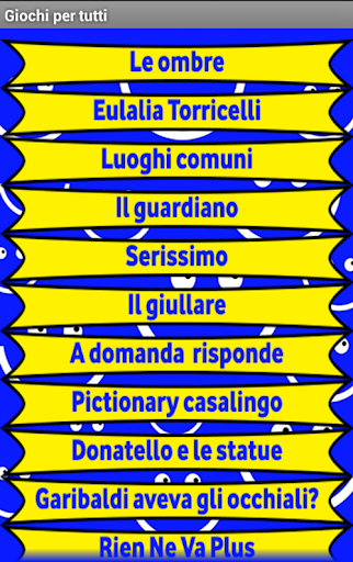 Giochi di societa