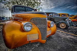 Gold Chevy by Ron Meyers - Transportation Automobiles