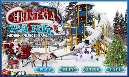 Christmas Park Hidden Objects