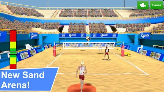  Voleibol 3D: miniatura da captura de tela  