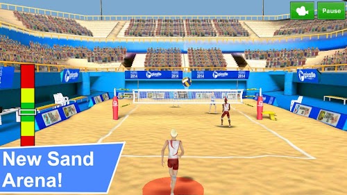 Android application Volleyball Champions 3D screenshort