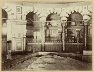 Interieur van de Rotskoepel op de Tempelberg, Jeruzalem