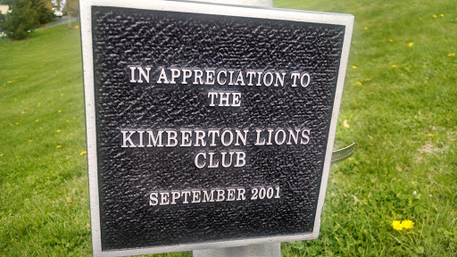 Kimberton Lions Plaque