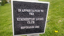 Kimberton Lions Plaque