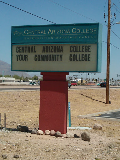 Central Arizona College North Sign