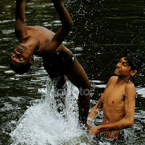 Back Flip by Newton Saha - Sports & Fitness Watersports