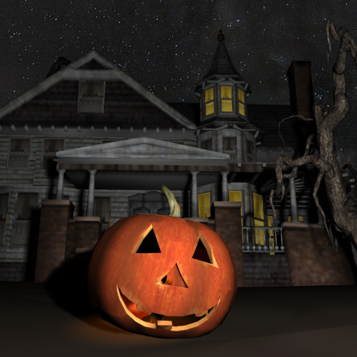 Halloween House 3D Wallpaper 個人化 LOGO-阿達玩APP