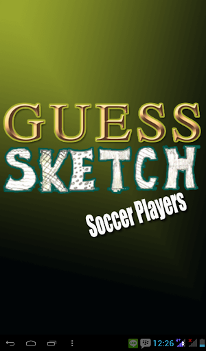 Guess Sketch Soccer Players