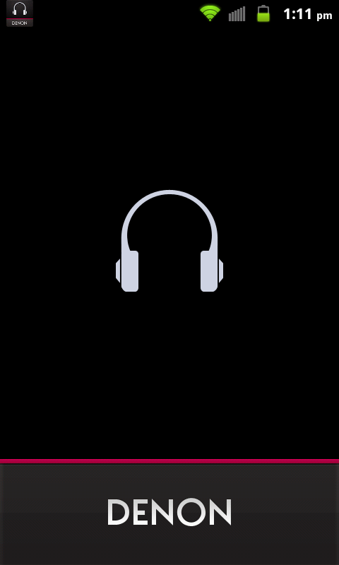 Android application Denon Audio screenshort