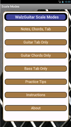 WalzGuitar Scale Modes