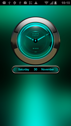 【免費個人化App】MINOR Laser Clock Widget-APP點子