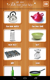 Bé học Đồ vật Nhà bếp poster 5