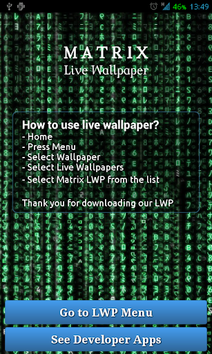 Matrix Canlı Duvar Kağıdı