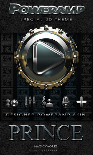 Poweramp skin Prince