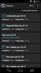TruckerTimer Screen 3