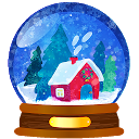 Magic Christmas Coloring Book mobile app icon