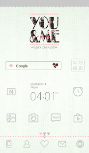 Download 유앤미 러브러브 도돌런처 테마 APK for PC