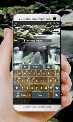 【免費個人化App】瀑布公園 GO Keyboard Theme-APP點子