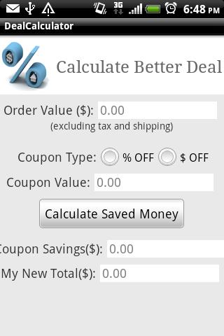 Deal Calculator