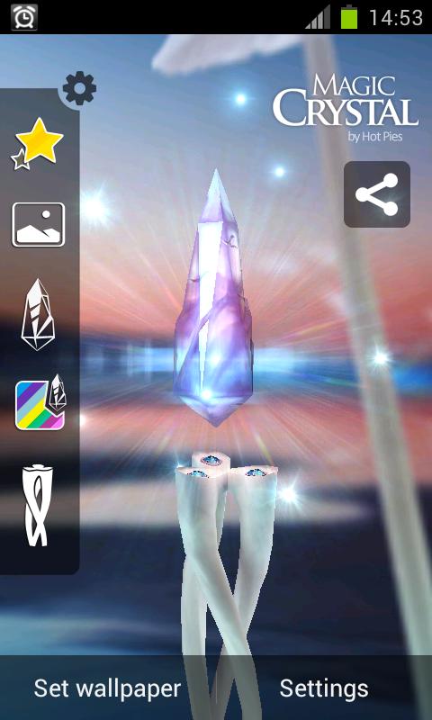 Magic Crystal Live Wallpaper Screen 3