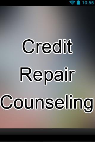 Credit Repair Counseling Info