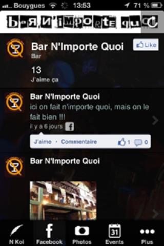 【免費社交App】Bar N'Importe Quoi-APP點子