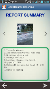 Road Hazards Reporting Screenshots 5