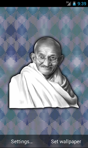 Mahatma Gandhi Live Wallpaper