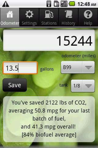 Biodiesel Buddy Screen 2